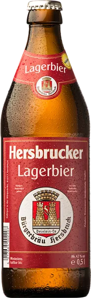 Flasche Hersbrucker Lagerbier